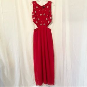 Balboa Formal Sleeveless Cutout Maxi NWOT S